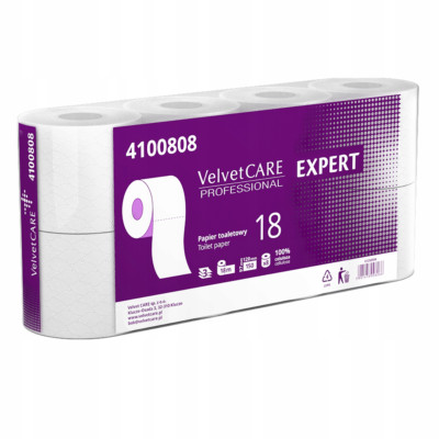 Papier toaletowy VelvetCare 3-warstwowy - 5 x 8 rolek