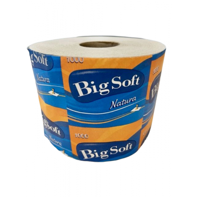 Big Soft Ekologiczny papier toaletowy makulaturowy 30 rolek