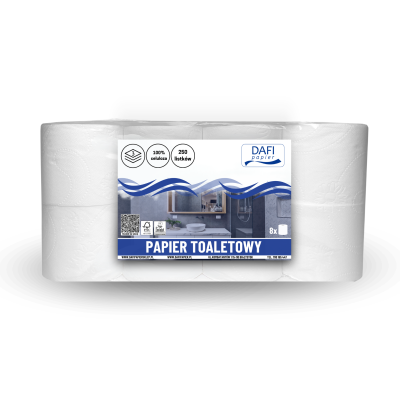 Dafipapier Papier toaletowy 3-warstwowy 250 listków 5x8 rolek