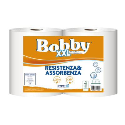PAPERDI Czyściwo przemysłowe Ręcznik papierowy Bobby XXL 2w celuloza 2szt.