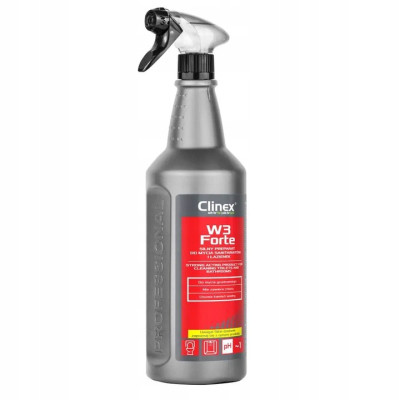 CLINEX 77-634 W3 Forte Płyn do mycia sanitariatów i łazienek 1L