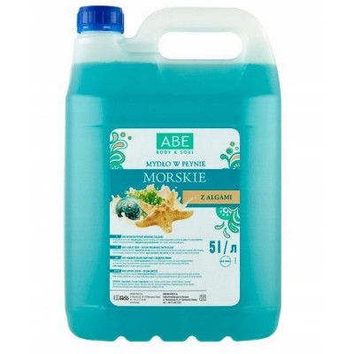 ABE Mydło w płynie o zapachu Morskim z algami delikatne 5L