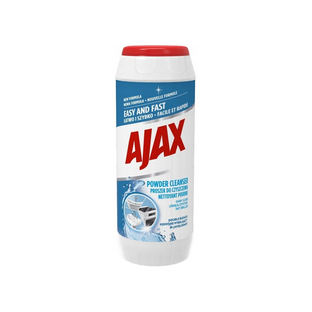 AJAX Niebieski Proszek do czyszczenia Podwójnie Wybielający 450g
