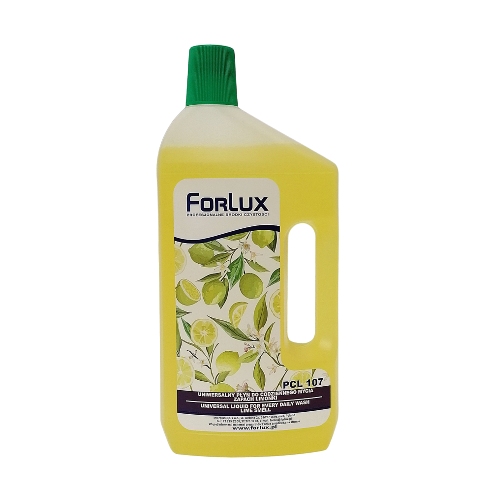 FORLUX PCL 107 Uniwersalny płyn myjący zapach Limonka 1 L